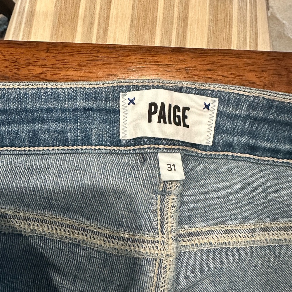 PAIGE Hoxton Crop Jeans in Jukebox Distressed.  New with Tags - Picture 4 of 6
